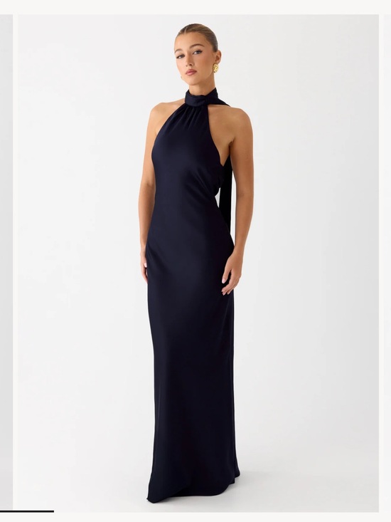 Peppermayo Dresses & Skirts - Peppermayo Keena Scarf Maxi Dress - Navy